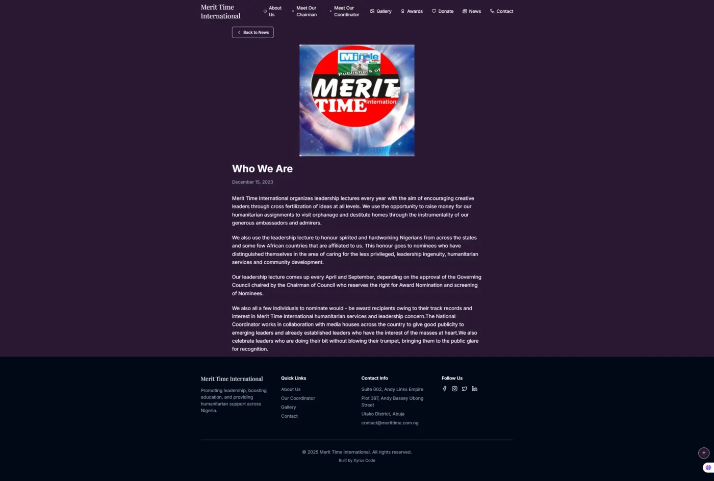 Merit Time International screenshot 2