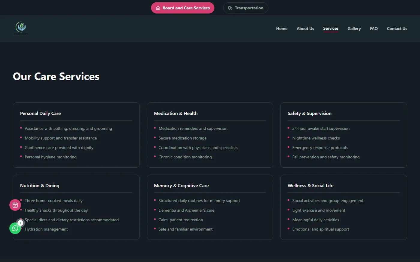 OAKK Care Residential & Non-Medical Transport Services screenshot 1